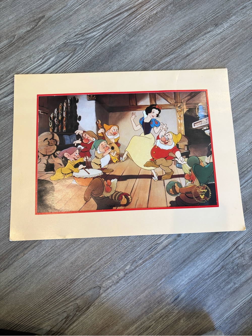 Disney Snow White and the Seven Dwarfs EXCLUSIVE COMMEMORATIVE LITHOGRAPH
1994